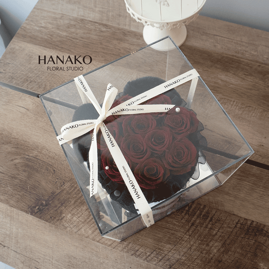 My Bunny Preserved Rose Box Red