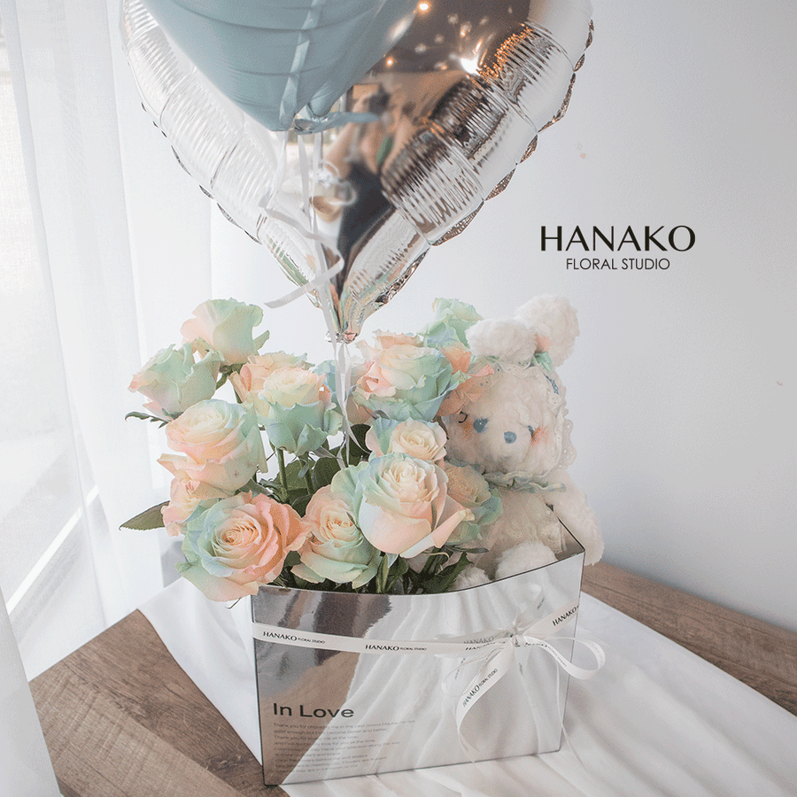 Mermaid Rabbit Rose Hug Bag(Pre-order, 5 Days in Advance)
