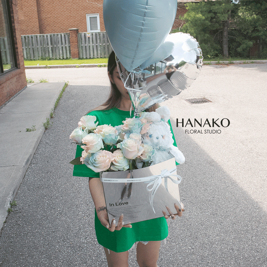 Mermaid Rabbit Rose Hug Bag(Pre-order, 5 Days in Advance)