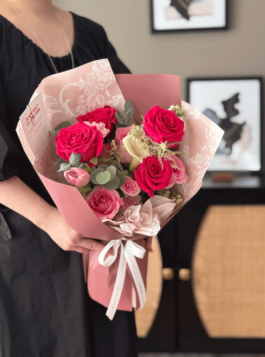 Mother's Day Assorted Pink Flower Bouquet