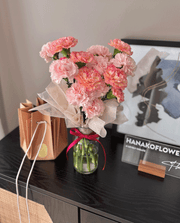 Mother's Day Carnation Bouquet with Vase