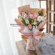Graduation Assorted Glow Bouquet- Gold Blush