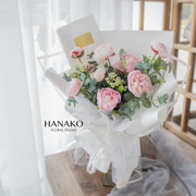 Korean Style Peony Bouquet(Pre-order 3 Days in Advance)