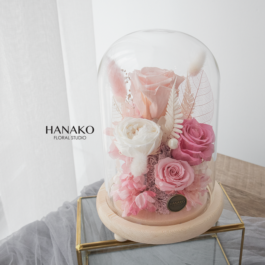 CLASSIC PRESERVED FLOWER CLOCHE