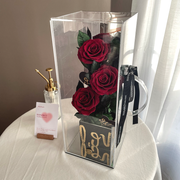Cosmic Romance Preserved Rose Box-Red