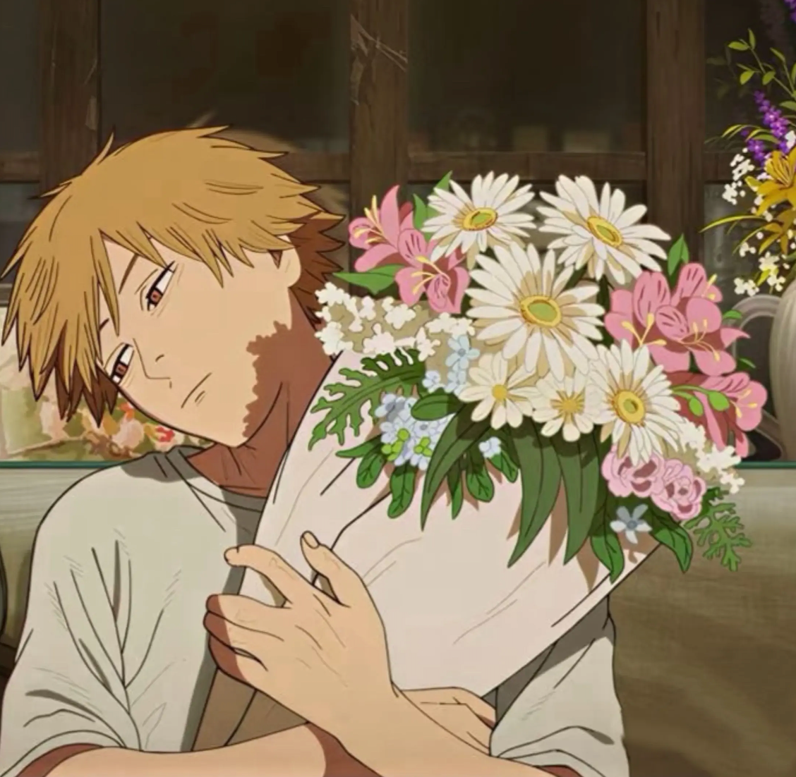 Denji’s  Bouquet – Anime Inspired (Pre-order 5 Days in Advance)