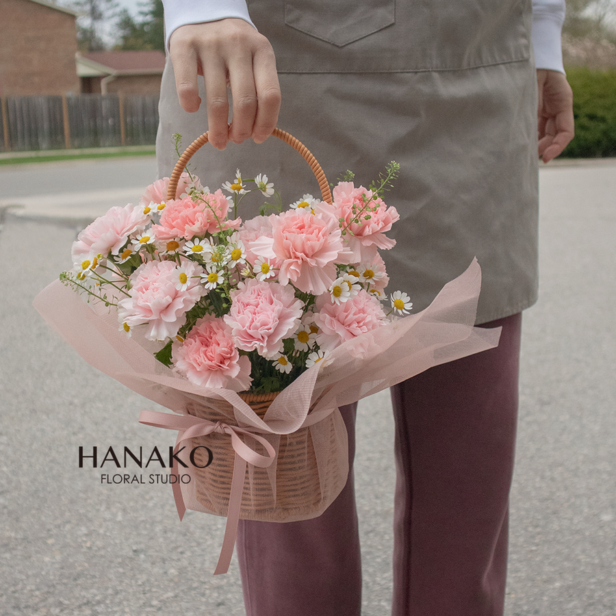 Mother's Day Spring Flower Basket