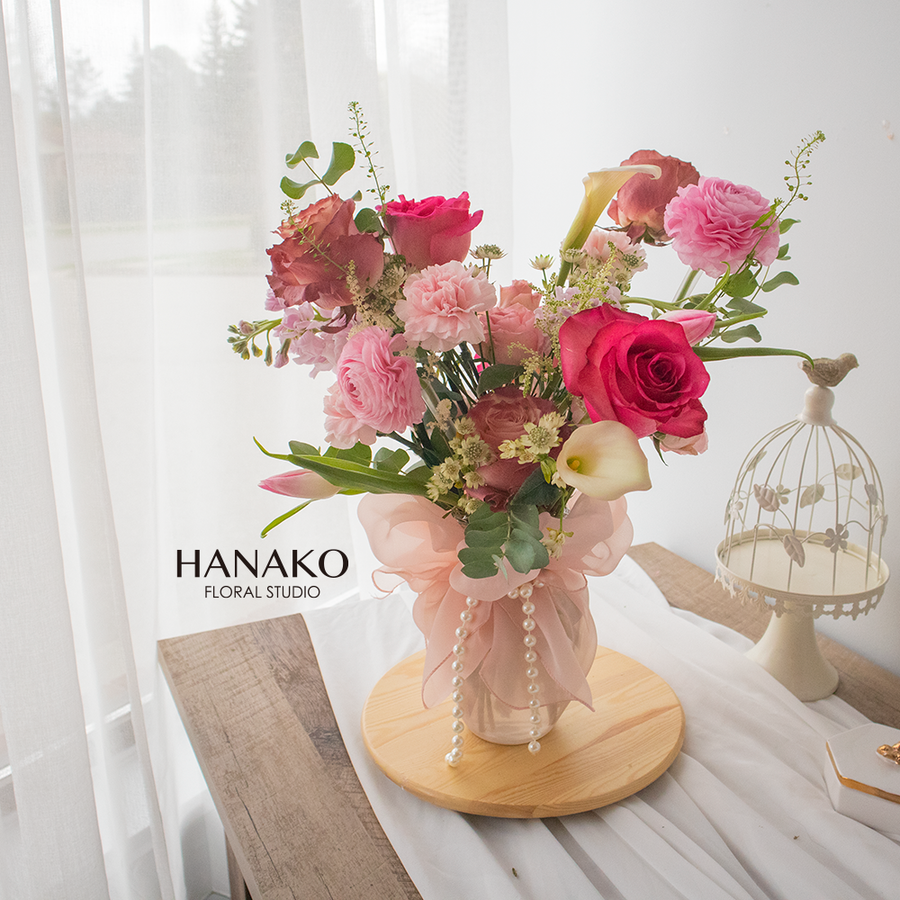 Mother's Day Assorted Flowers with Vase