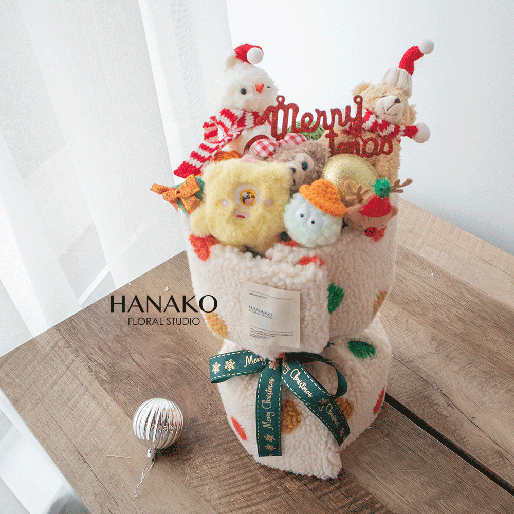 Christmas Mini Round Toy Bouquet Style D