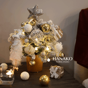 Mini Table Artificial Christmas Tree - White
