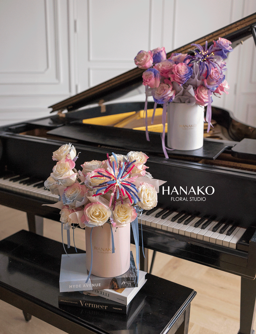 Firework Rose Box - Pink