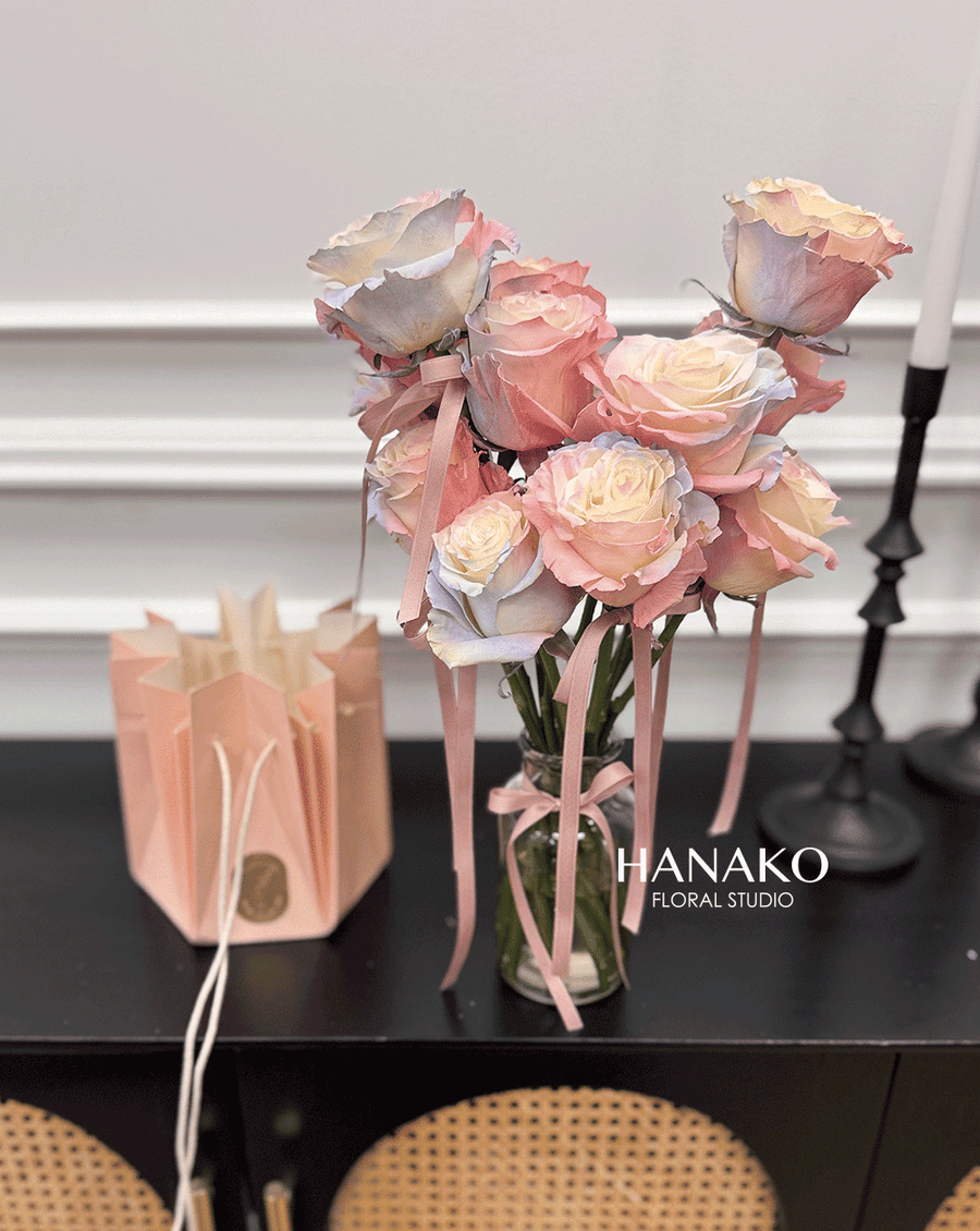 Mermaid Rose with Vase