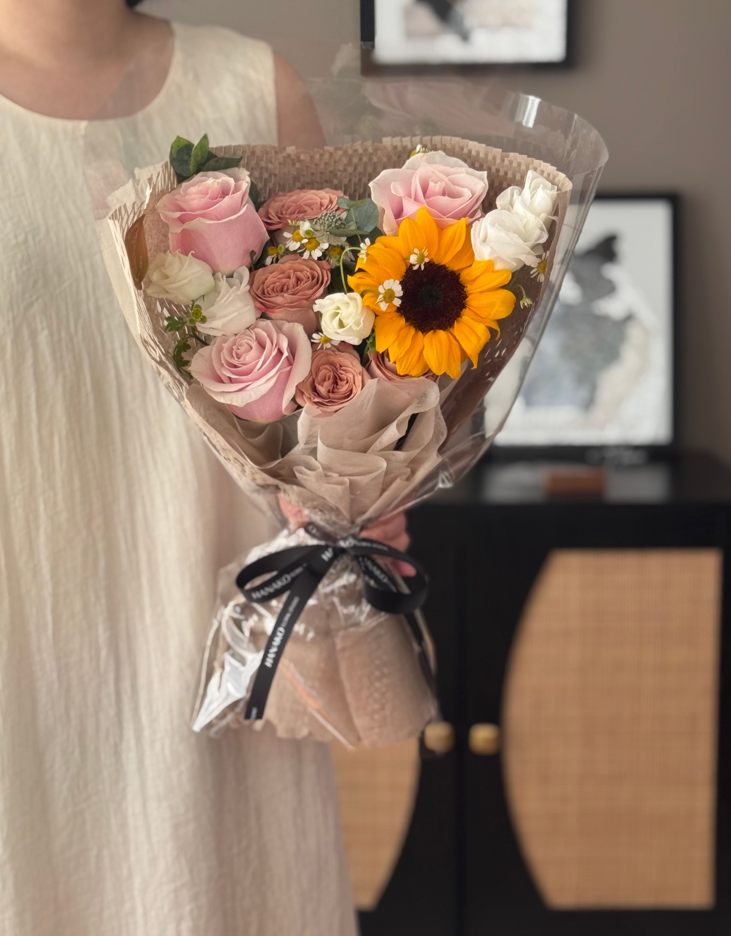 Graduation Sunset Rosé  Bouquet