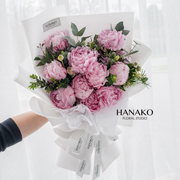 Korean Style Peony Bouquet(Pre-order 3 Days in Advance)