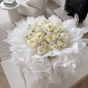 Ballet Bloom Mixed Bouquet – Elegant White (Pre-order 5 Days in Advance)