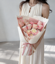Qixi Paper Mono Rose Bouquet – Aurora Boreal Rose