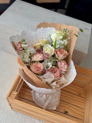 Paper Bloom Assorted Bouquet Cappuccino(Pre-order 7 Days in Advance)