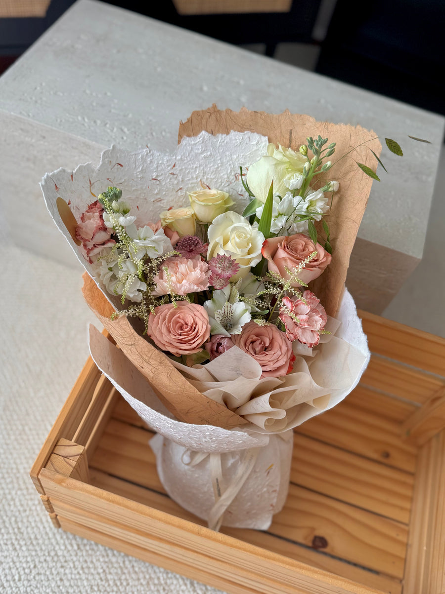 Paper Bloom Assorted Bouquet Cappuccino(Pre-order 7 Days in Advance)