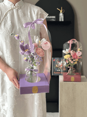 Mother's Day Crochet Flower Vase Arrangement – Petite Bloom