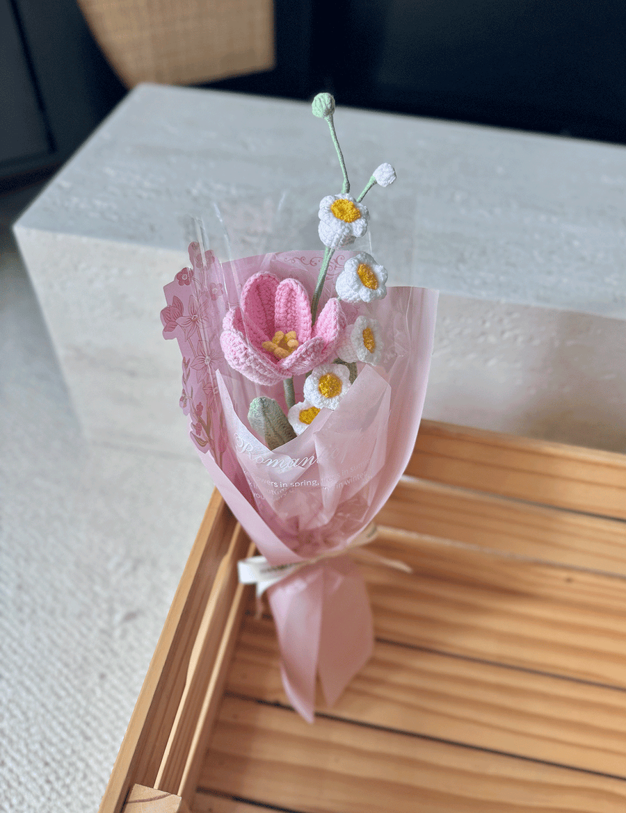 Mother’s Day Mini Crochet Flower Duo