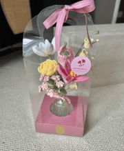 Mother's Day Crochet Flower Vase Arrangement – Petite Bloom