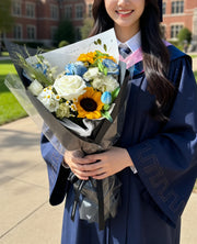 Grad Bloom – Sunny Signature Mixed Bouquet