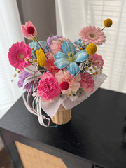 Mother's Day Ice Cream Style Flower Basket – Bright Mix
