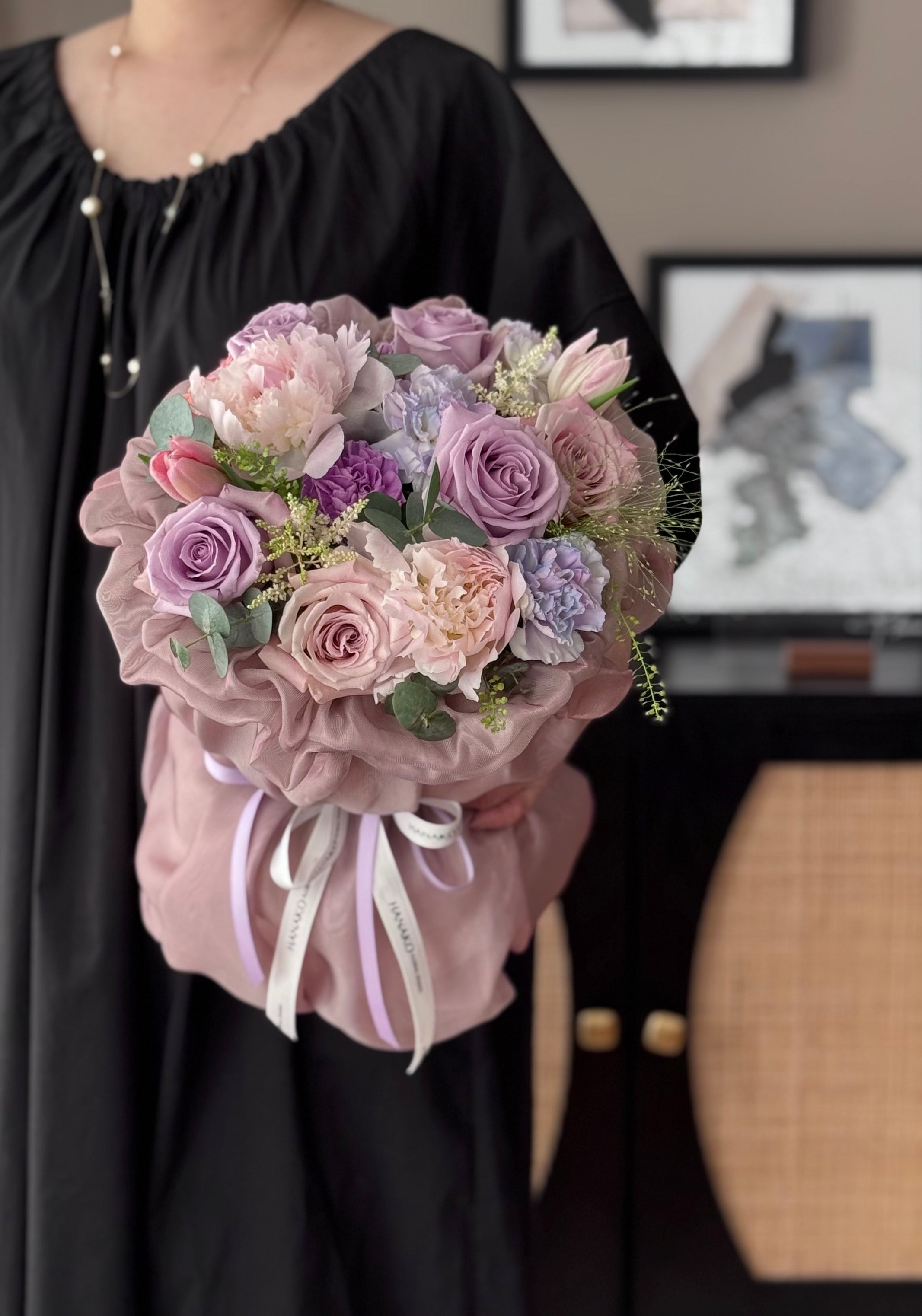 Mother's Day Velvet Bloom Round Bouquet