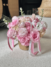Mother’s Day Luxe Bloom Basket – Blush Garden
