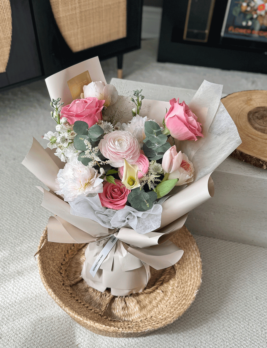 Mother’s Day Premium Mixed Bouquet-Soft Blush