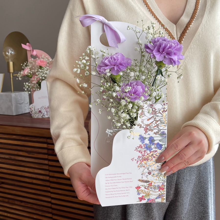 Mother's Day Mini Purple Carnation Box