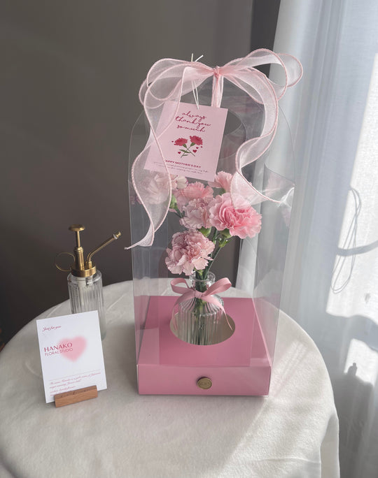 Mother's Day Pink Carnation Handbag