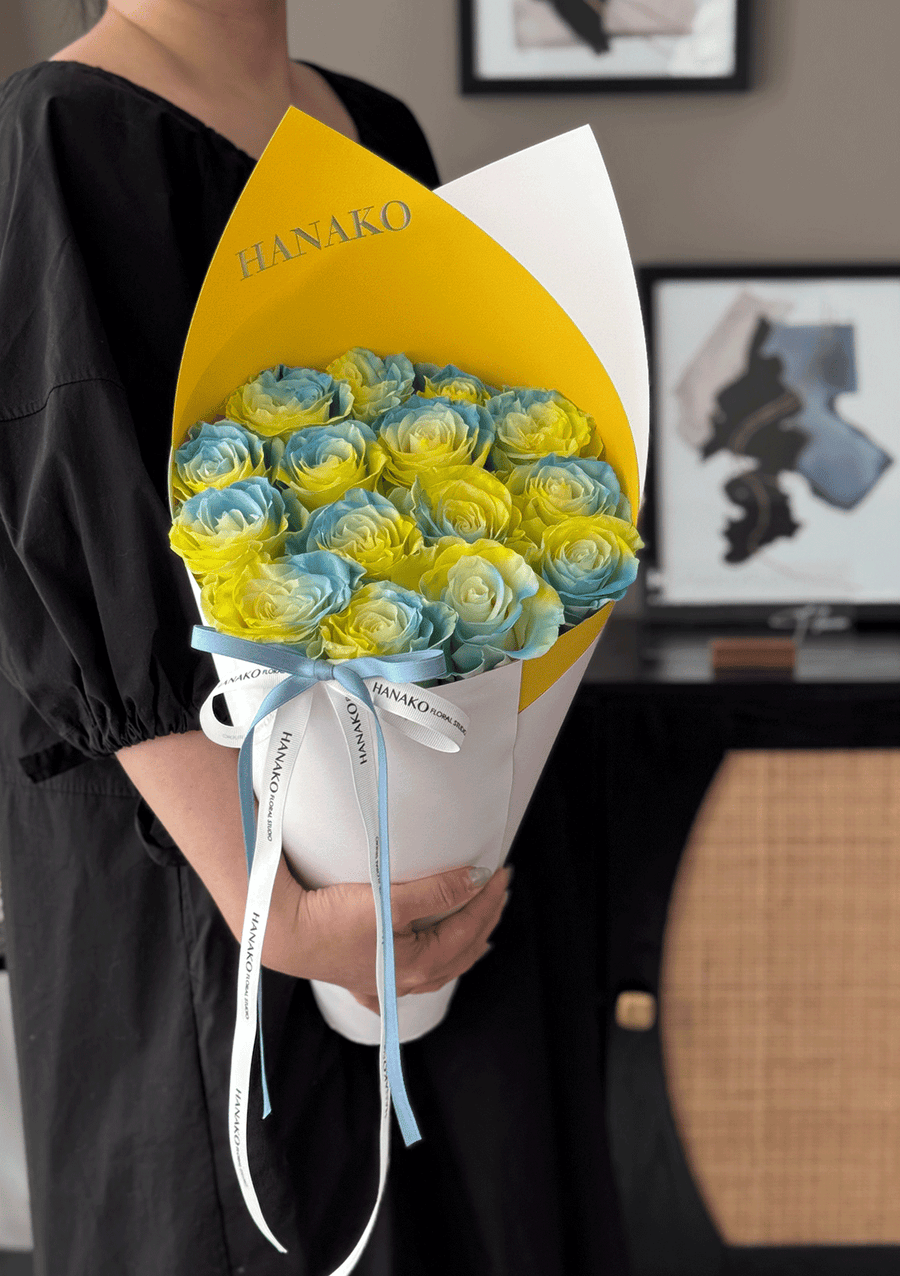 Qixi Rose Cone Series -  Lemon Sea Blue