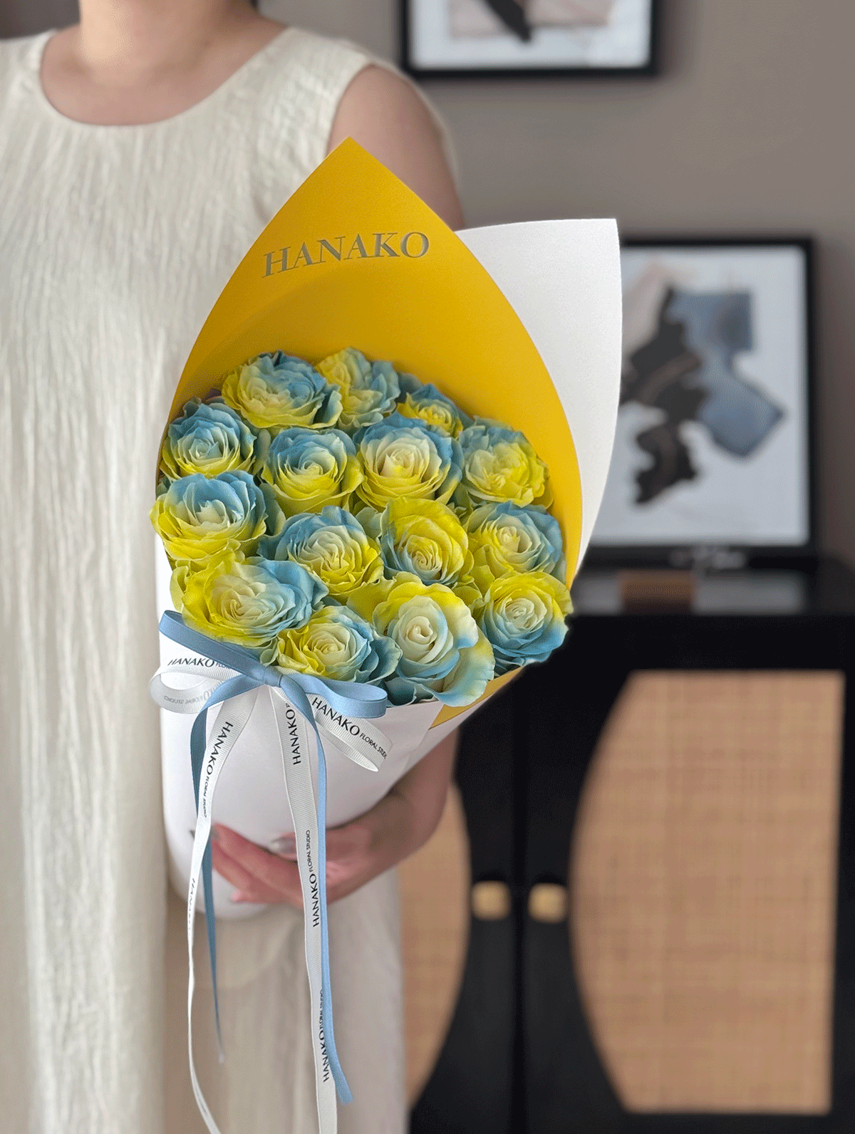 Qixi Rose Cone Series -  Lemon Sea Blue