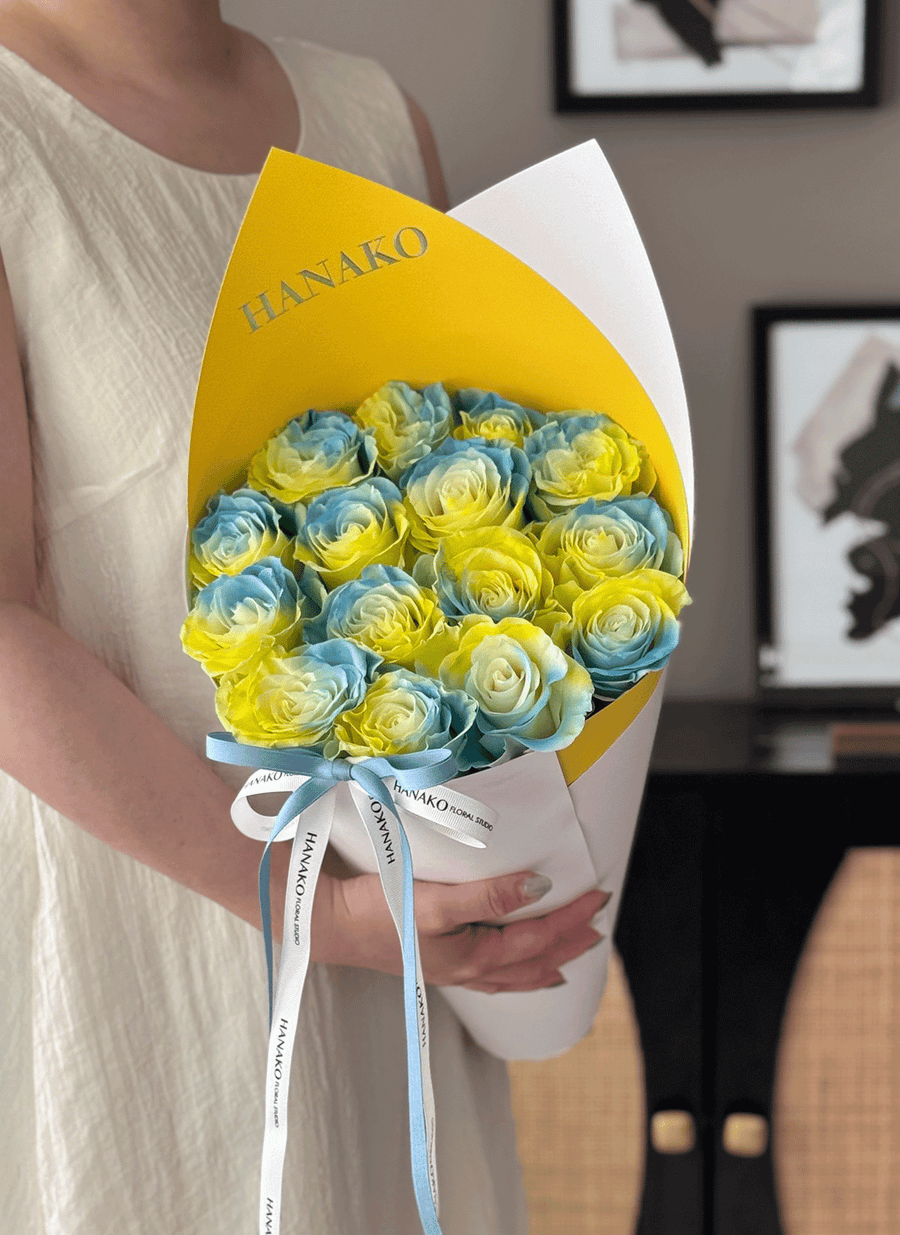 Qixi Rose Cone Series -  Lemon Sea Blue
