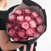 Classic Mauvs Rose Round Bouquet(Pre-order)