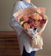 Mother's Day Assorted Peach Flower Bouquet