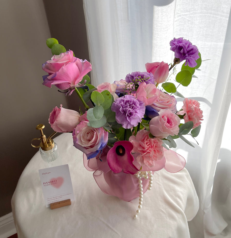 Mother's Day Assorted Flowers with Vase