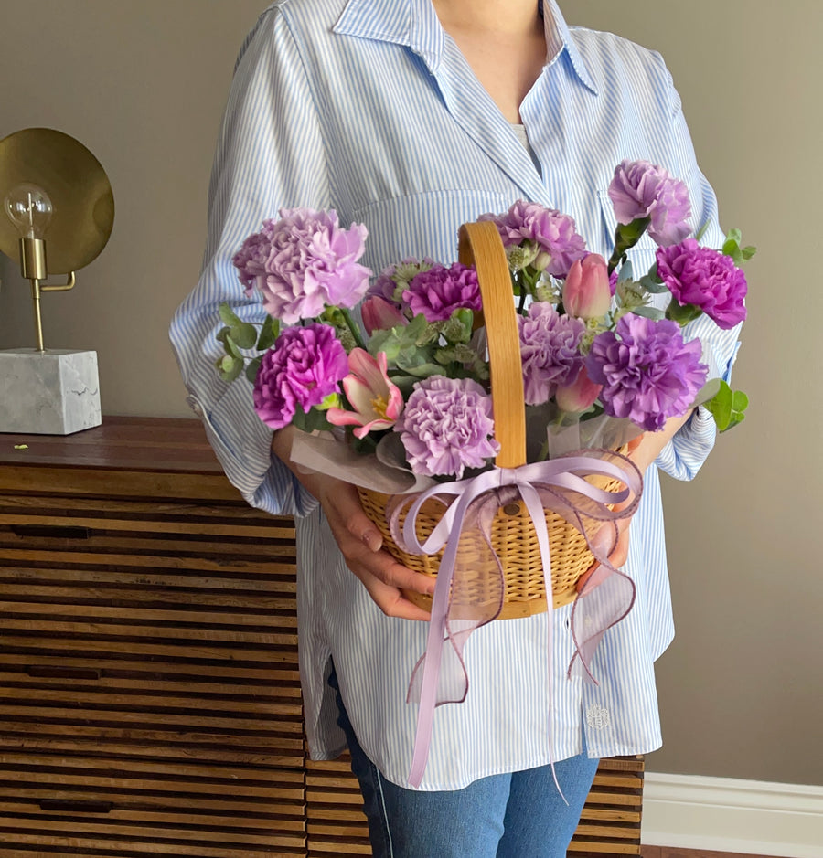 Mother's Day Purple Haze Flower Basket