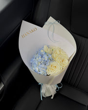 Hydrangea & Rose Bouquet(Pre-order 3 Days in Advance)