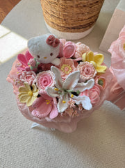 Qixi Crochet Bloom Bouquet with Plush Doll