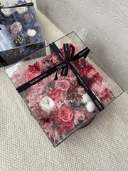 Transparent Garden Preserved Flower Acrylic Box