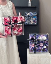 Transparent Garden Preserved Flower Acrylic Box