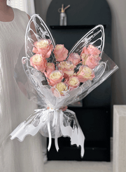 Vday Butterfly Rose Bouquet-Aurora Boreal