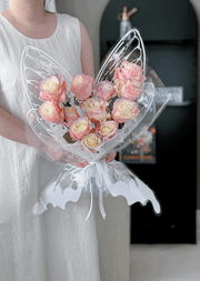 Vday Butterfly Rose Bouquet-Aurora Boreal