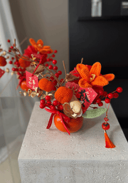 Lucky Persimmon Mini Arrangement