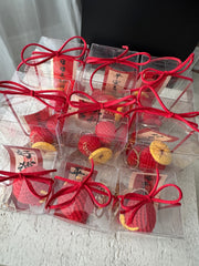 Handmade Tanghulu Crochet Keychain