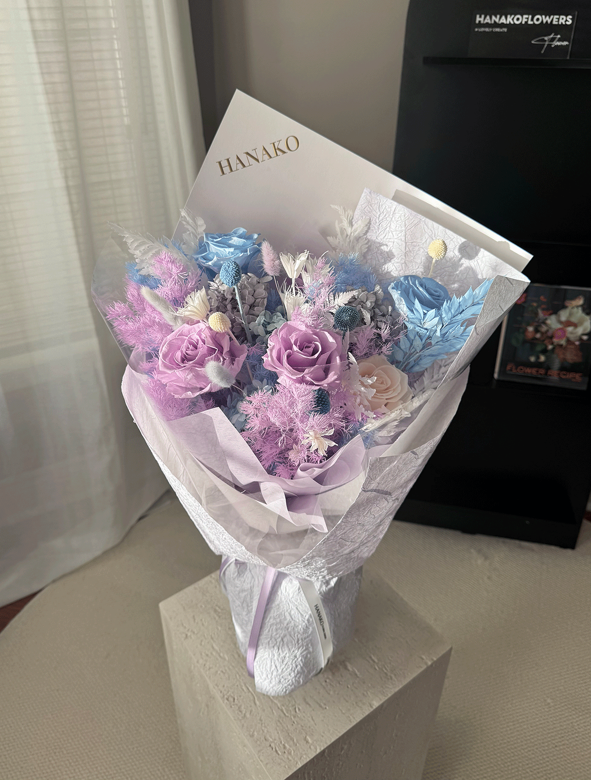 Hanako Preserved Mixed Flower Bouquet