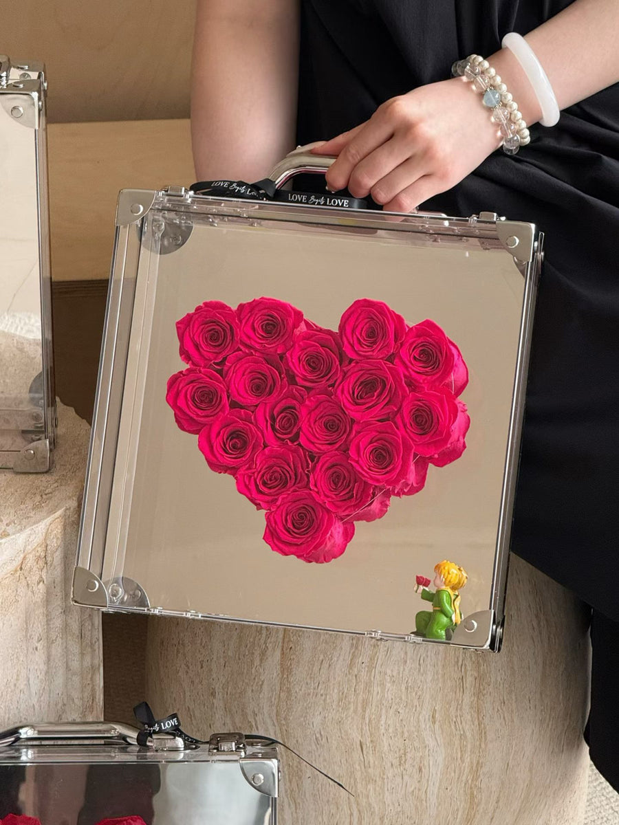 Little Prince Heart Preserved Rose Keepsake Box