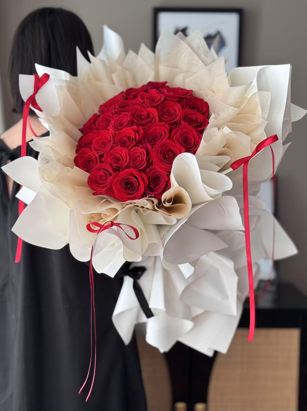 Ballet Bloom Rose Bouquet - Red Rose(Pre-order, 3 Days in Advance)
